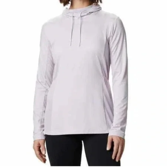 Columbia Omni-Wick Pale Lilac Cowl Neck Long Sleeve Activewear Shirt XXL NWT - Picture 10 of 11
